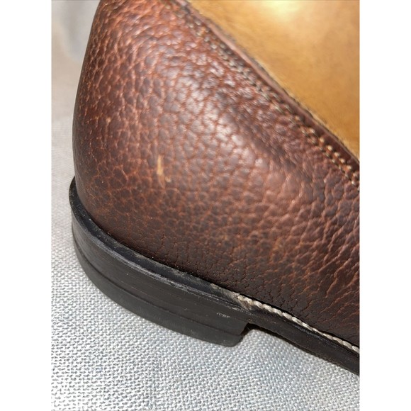 Justin Vintage Boots Size 8.5B Two Tone Brown Made In USA - Picture 5 of 10